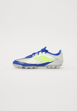 MESSI F50 LEAGUE  - Chaussures de football pour gazon synthétique - silver coloured/neon yellow/blue