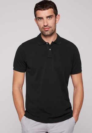 Camp David MIT TRIKOTKRAGEN - Poloshirt - black