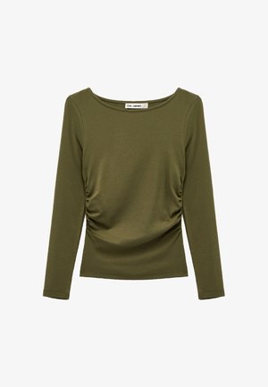 Koton, LONG SLEEVE T-SHIRT . - Long sleeved top - khaki