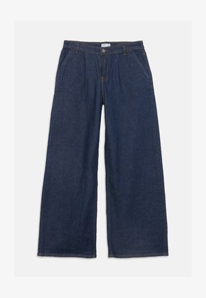 Name it, NKFBELLA HW W PLEAT JEANS 3020-AZ L NOOS - Τζιν χαλαρής εφαρμογής - dark blue denim