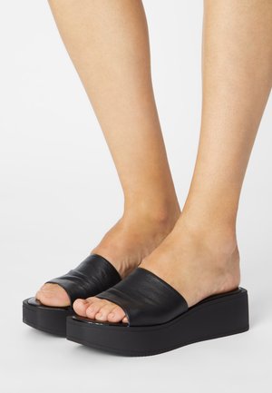 Dune London, Mules à talons - black