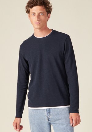 T-shirt à manches longues - bleu marine