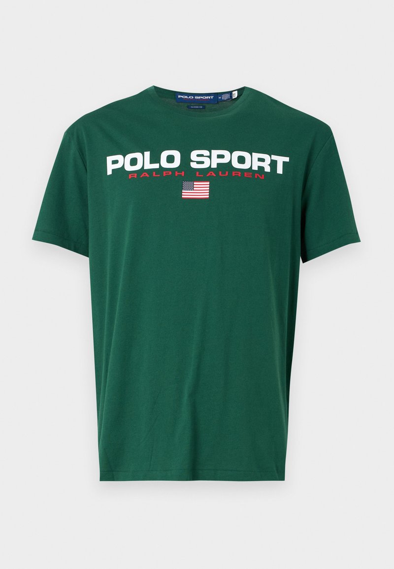 Polo Ralph Lauren T-shirt print donkergroen Polo Ralph Lauren T-shirt print donkergroen