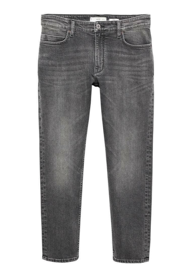 Mango Slim fit jeans grijs