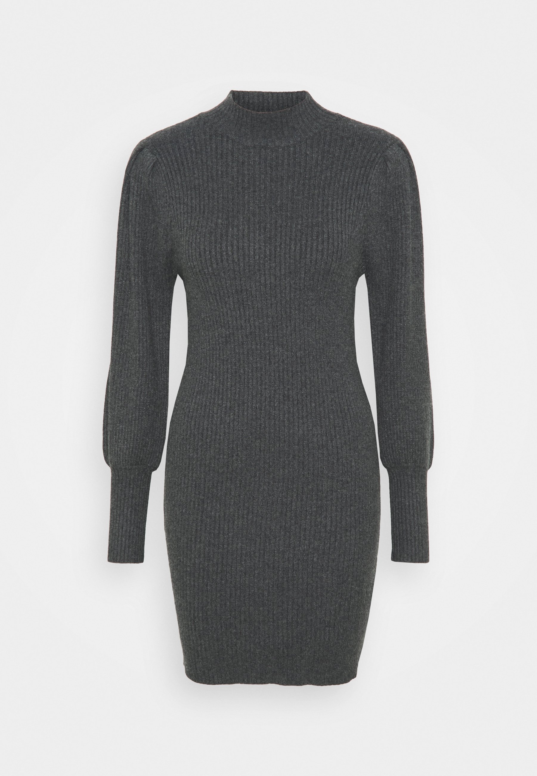 ONLY ONLKATIA - Etui-jurk - dark grey melange/donkergrijs gemêleerd -  Zalando.nl