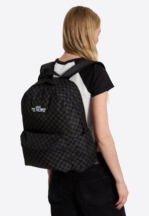 Vans, OLD GROM CHECK - Schooltas - black charcoal