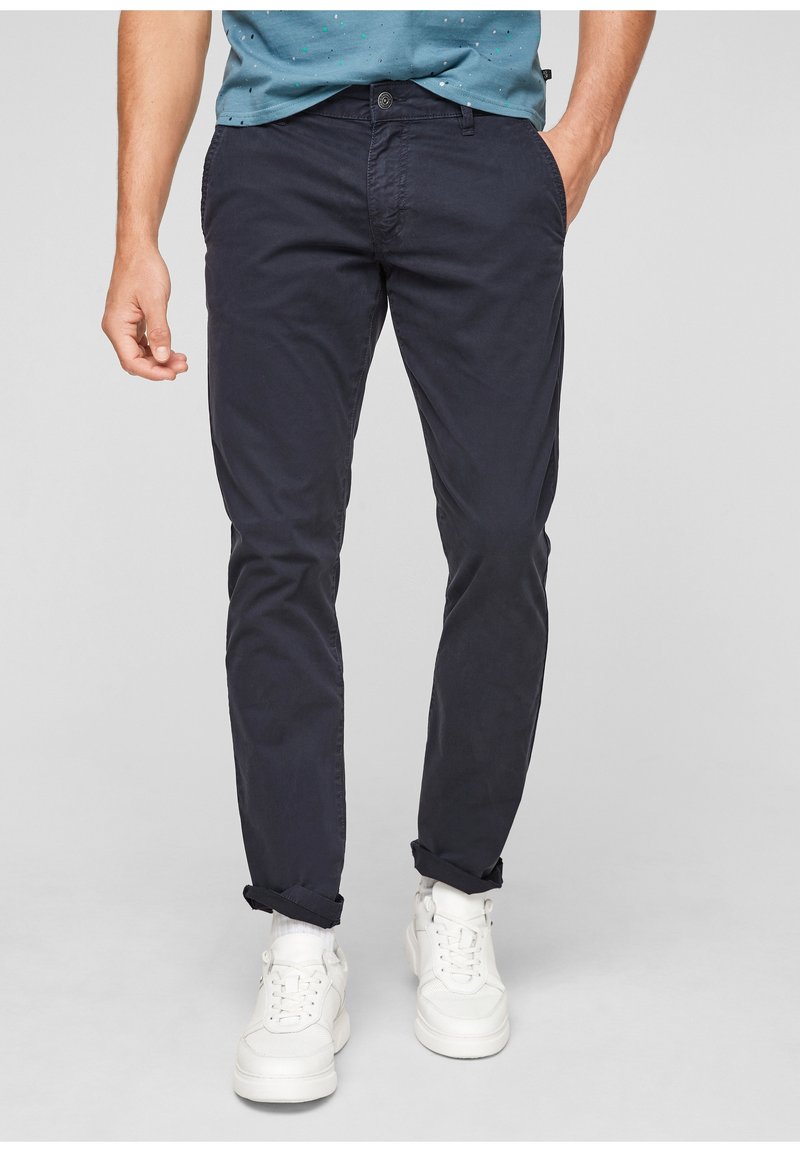QS Chino kalhoty - dark blue