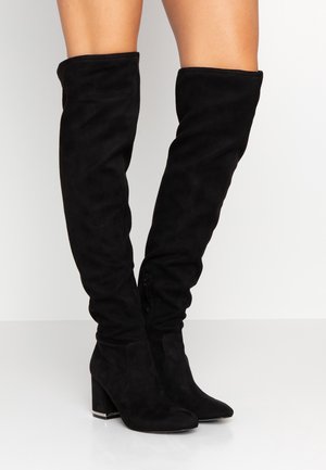 Over-the-knee boots - black