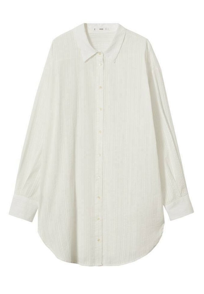 Mango Overhemdblouse crème Mango Overhemdblouse crème