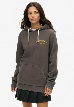 Superdry & Co TATTOO BACK GRAPHIC  - Hættetrøje - vintage black