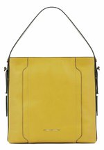 Piquadro borsa a tracolla in pelle con scomparto per iPad Mini e prote