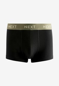 Next 4 PACK - Trumpikės - black metallic green blue waistband