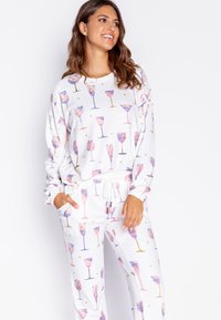 PJ Salvage IT’S A WINEFUL LIFE - Pyjamashirt - off white