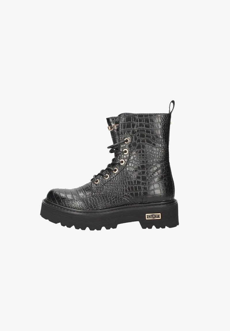 Cult SLASH - Lace-up ankle boots - nero