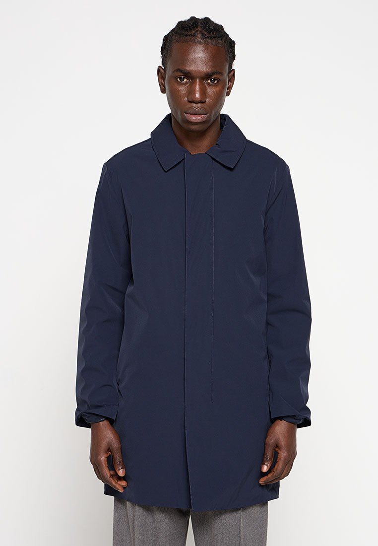 Karl Lagerfeld Halflange jas donkerblauw