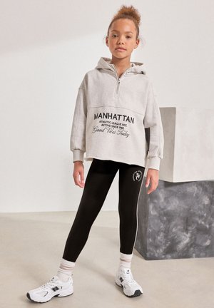 Next, REGULAR FIT - SLOGAN SET - Sweat à capuche - grey