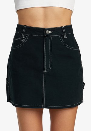 SPRING SHIFT AVJWK00121 - Denim skirt - blk