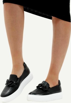Loaferit/pistokkaat - black