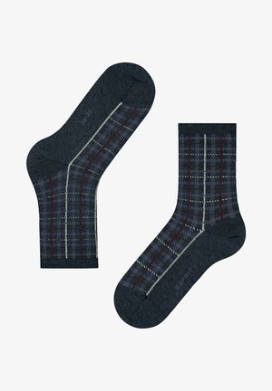 Esprit CHECK - Chaussettes - navy mel