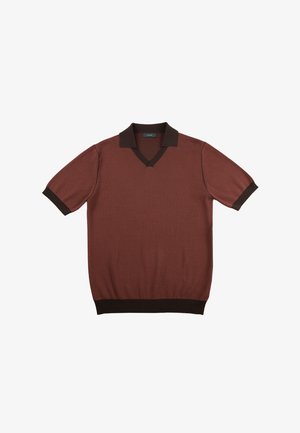 Slowear ZANONE - Poloshirt - coffee bick