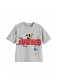 Next MICKEY FRIENDS SHORT SLEEVE - REGULAR FIT - Triko s potiskem - grey