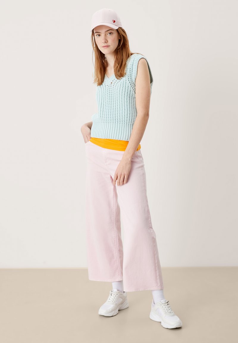 Damen Strickjacken | QS by s.Oliver Strickpullover aqua/hellblau - LU86684 Damen Strickjacken | QS by s.Oliver Strickpullover aqua/hellblau - LU86684