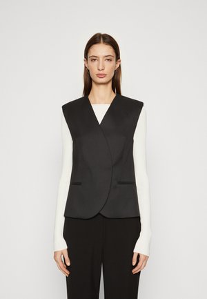 MODULAR TAILORED WAISTCOAT - Vest - black