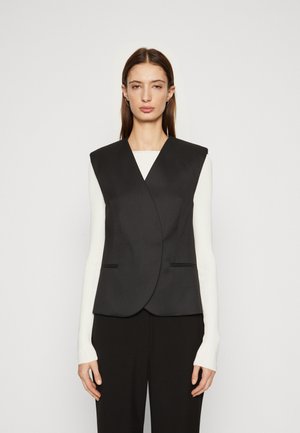 MODULAR TAILORED WAISTCOAT - Vesta - black