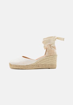 CARINA  - Espadrile - oro/blanco