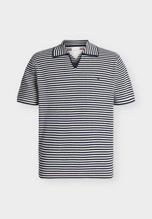 Tommy Hilfiger, SEASONAL STRUCTURE JONNY ELEVATED ESSENTIALS - Polokošeľa - carbon navy/ ivory petal