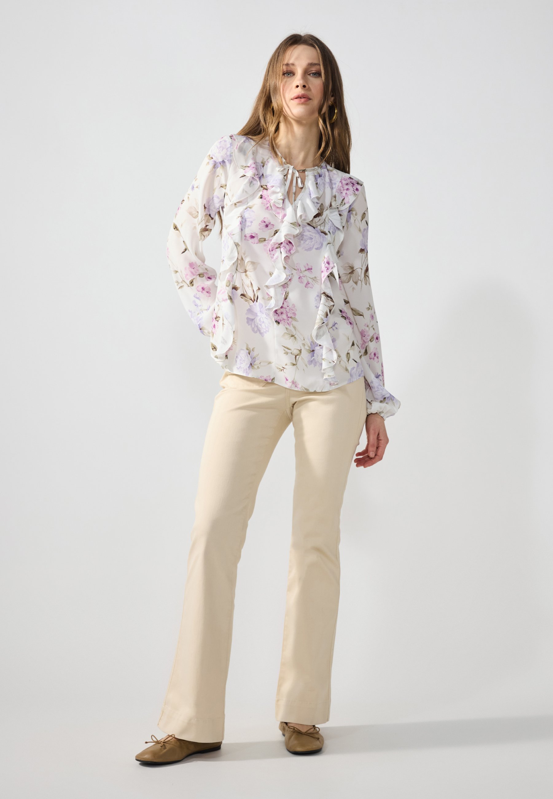 売れ筋商品|||アンナ フィールド シャツ レディース トップス Blouse - white/light pink 送料無料】 ダナキャランニューヨーク レディース シャツ