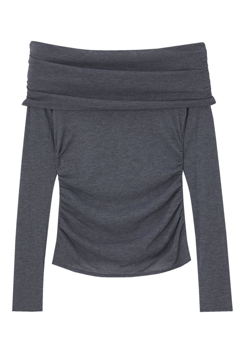 PULL&BEAR Longsleeve donkergrijs PULL&BEAR Longsleeve donkergrijs