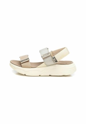 Sandalias con plataforma - beige