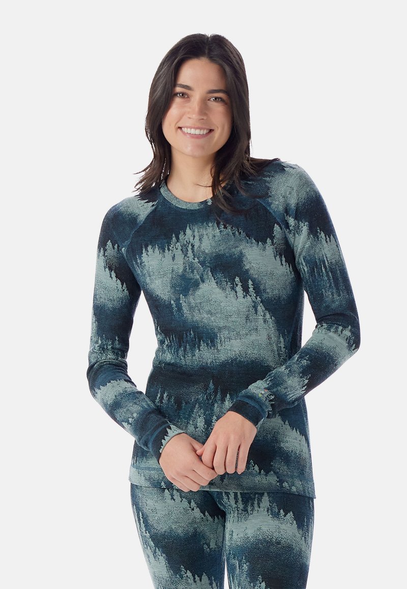 Smartwool CREW - Undershirt - twilight foggy pines