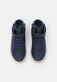 Geox GISLI BOY - Höga sneakers - navy/light grey