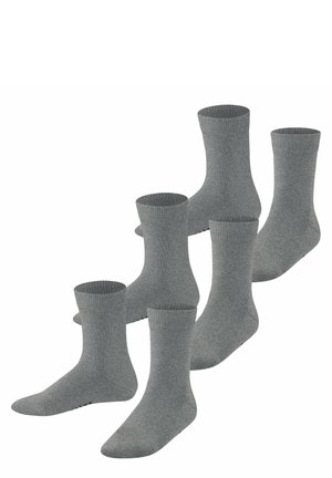 FALKE FAMILY 3-PACK MIX jasnoszary melanż