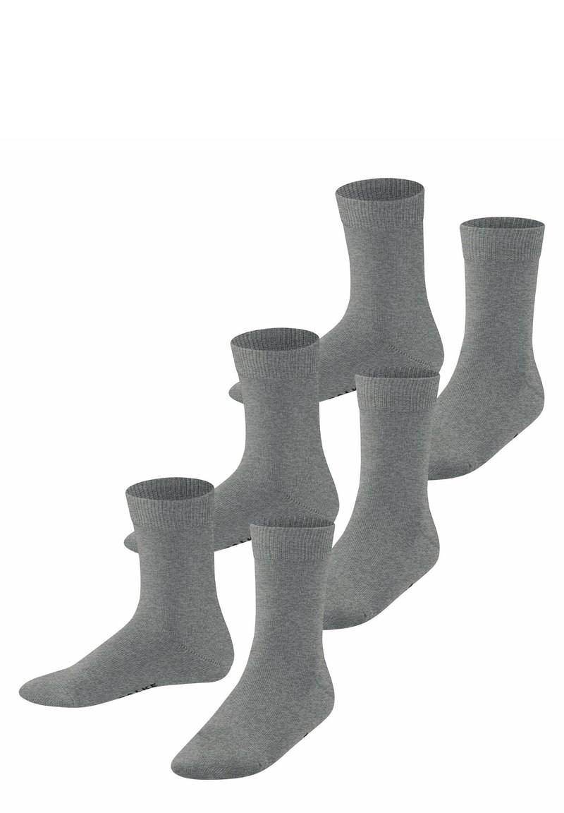 FALKE FAMILY 3-PACK - Calze - light greymel