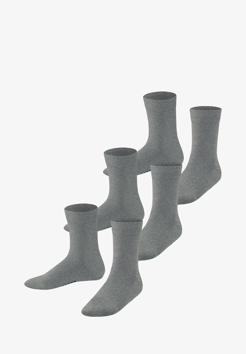 FALKE FAMILY 3-PACK - Chaussettes - light greymel