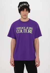 Versace Jeans Couture Apdrukāts T-krekls - iris purple