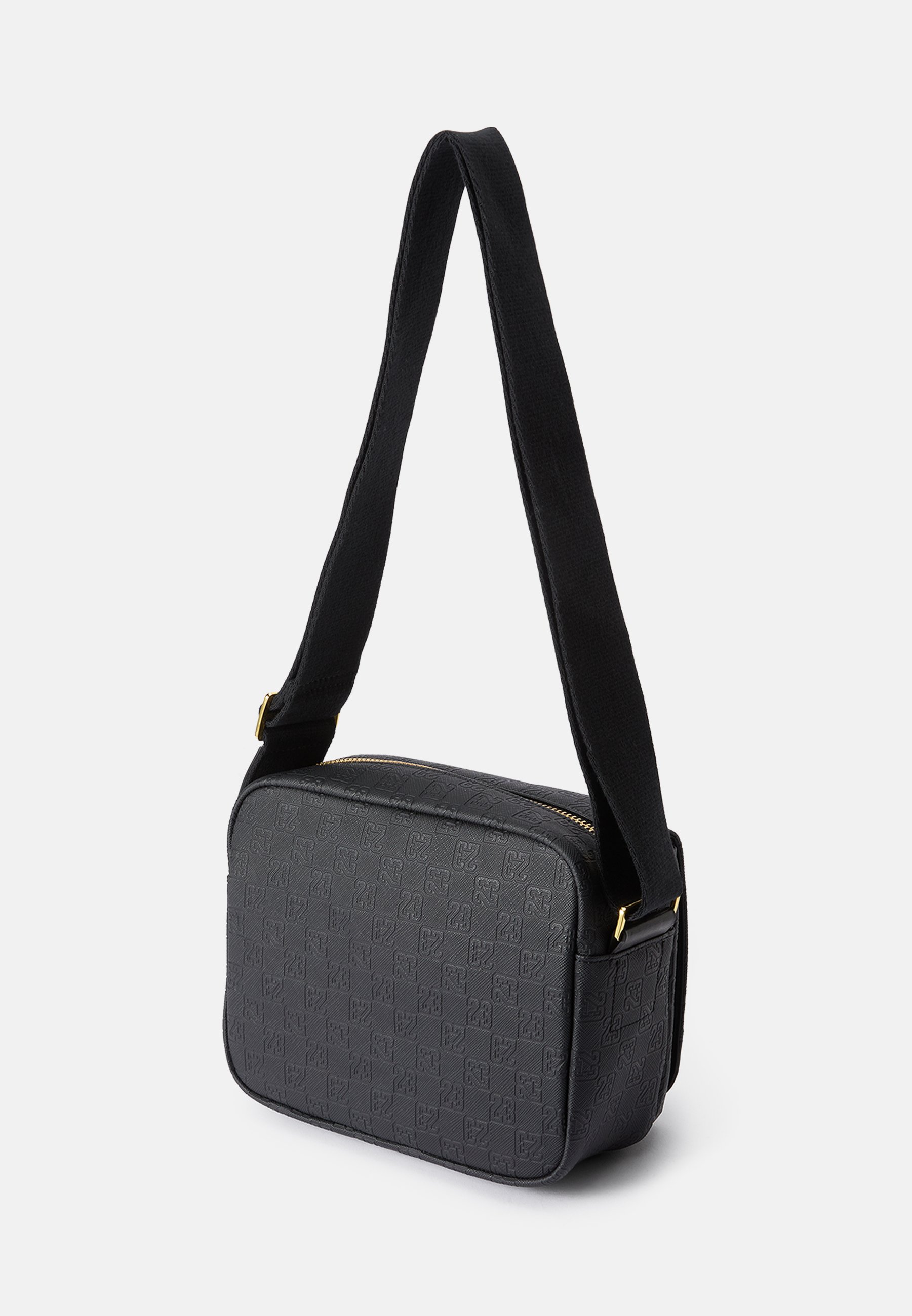 Jordan JAM MONOGRAM MINI MESSENGER BAG - Cross body bag - black