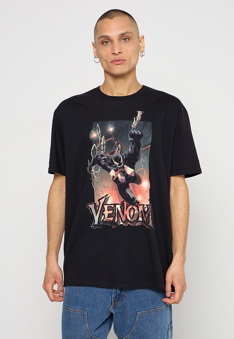 Marvel T-shirt print zwart Marvel T-shirt print zwart