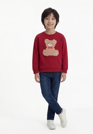 Lindex UNISEX - Mikina - dark red