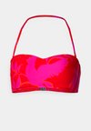 BIRDS OF PARADISE BANDEAU - Bikini top - chilli red