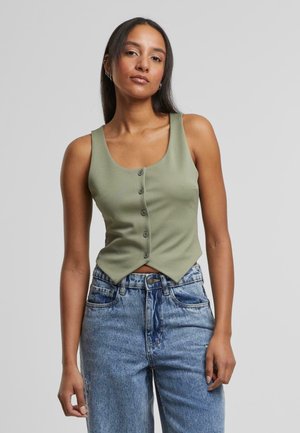 Urban Classics Bodywarmer - paleolive