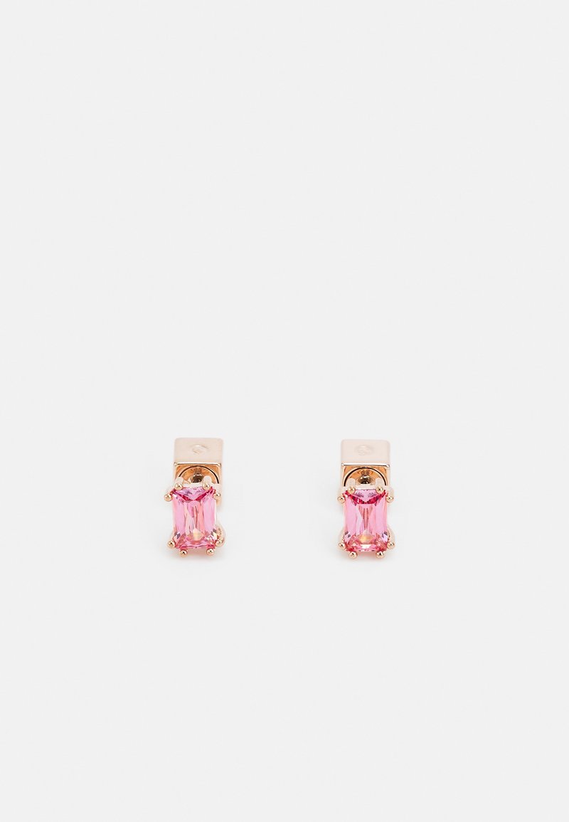 Swarovski CHROMA STUD EARRINGS CUSHION CUT - Náušnice - pink