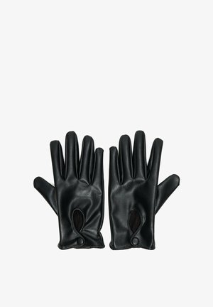 Bershka, Gloves - black
