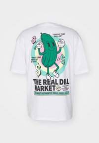 JORTOAST TEE CREW NECK - Print T-shirt - bright white