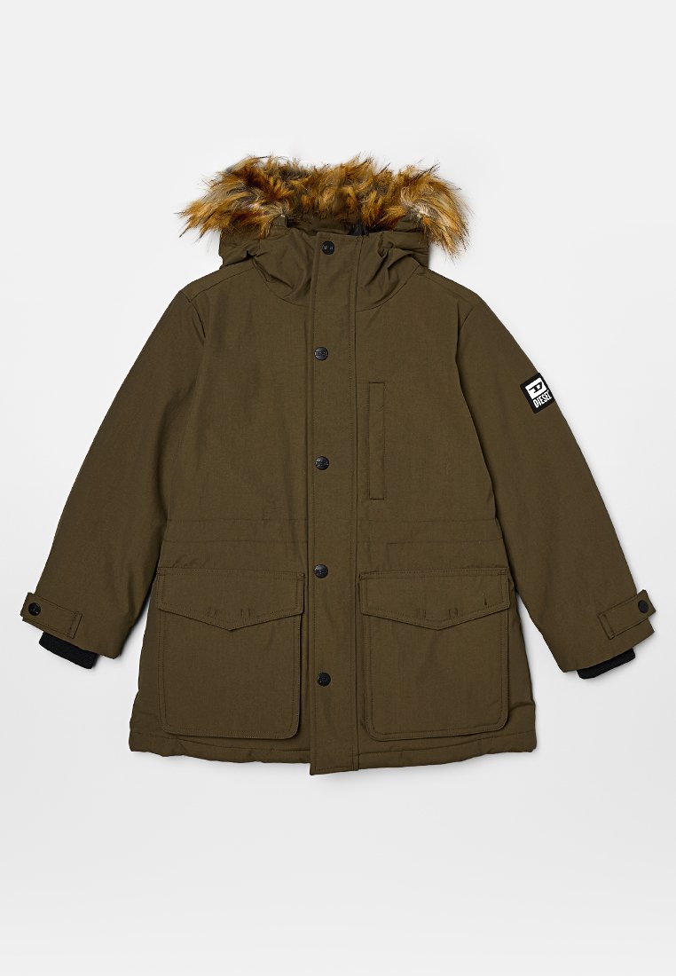 Diesel Wintermantel olijfgroen Diesel Wintermantel olijfgroen