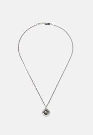 SEVENTIES CITY COMPASS PENDANT UNISEX - Grandinėlė - silver-coloured