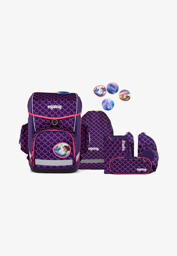 cubo light – Schulranzen Set – lila